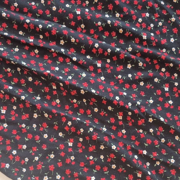 Floral Black Maxi Dress Size 12 Petite - Picture 4 of 8